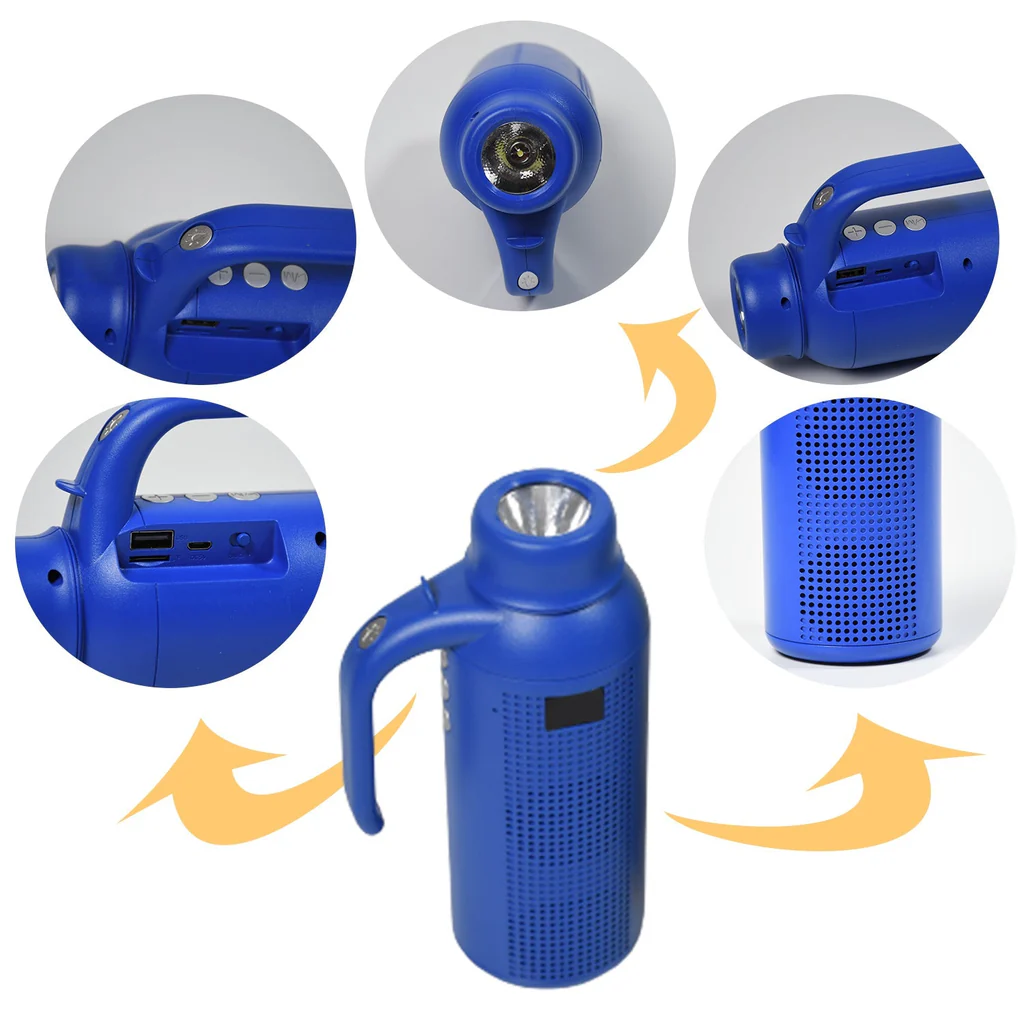 Smart Bluetooth Speaker with Torch & Night Flashlight