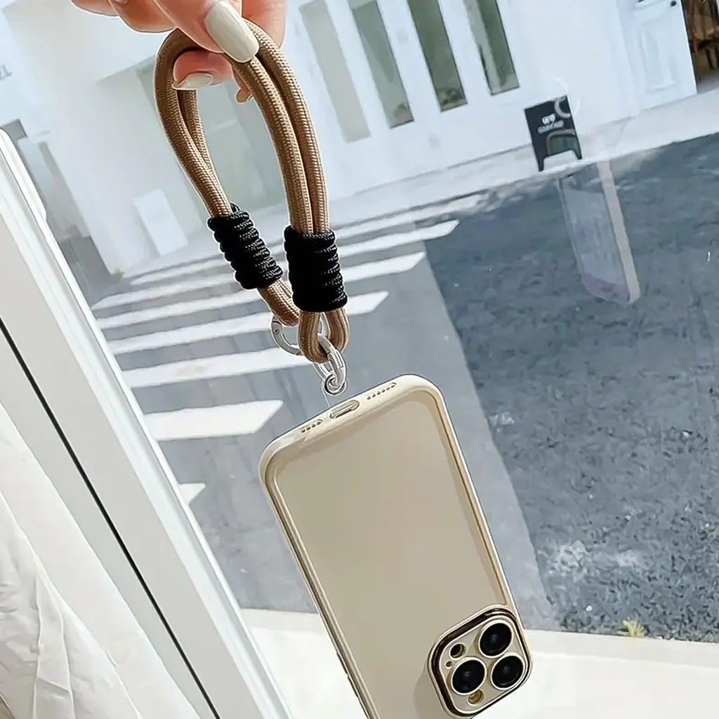 Two Sided Adjustable Wrist Strap Mobile Lanyard