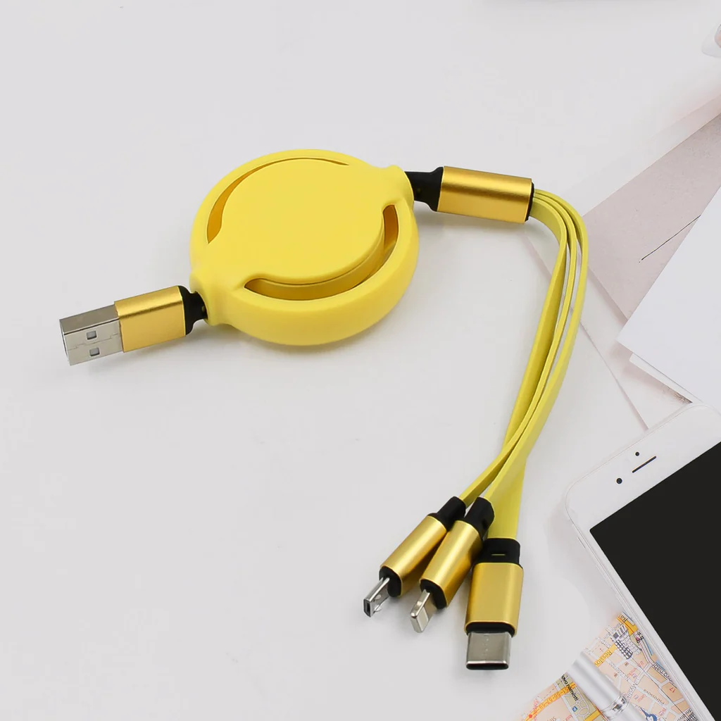 3 in 1 Retractable Charging Cable for Mo...