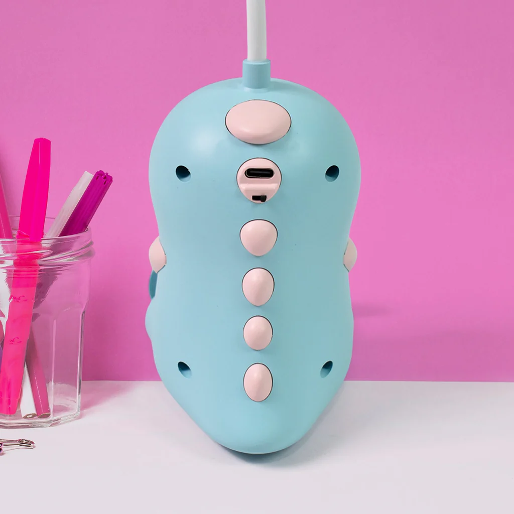 Cartoon LED Desk Light Button Control Lamp