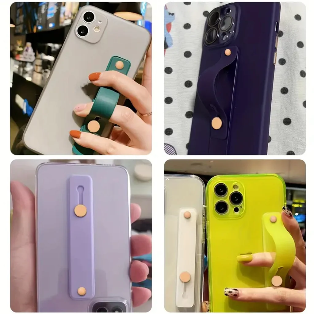 Silicone Phone Loop Finger Holder Grip Strap