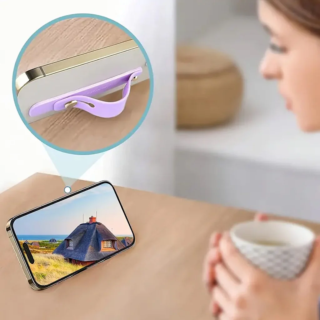 Silicone Phone Loop Finger Holder Grip Strap