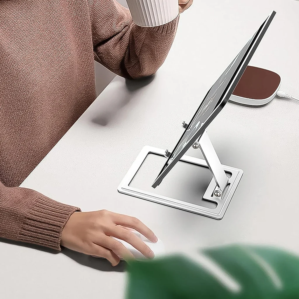 Adjustable Aluminium Desktop Tablet Mobile Stand