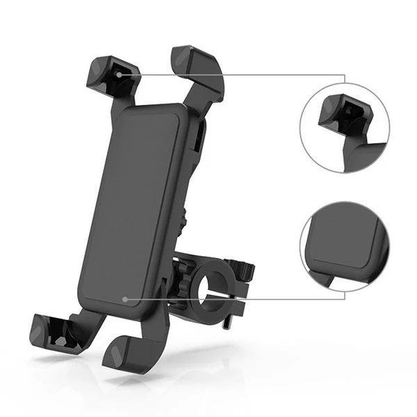 Anti Shake Bike Mobile Phone Mount with 360 Rotation