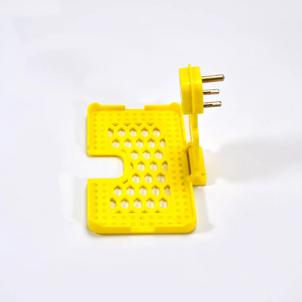 Yellow Wall Holder Stand for Mobile Charging
