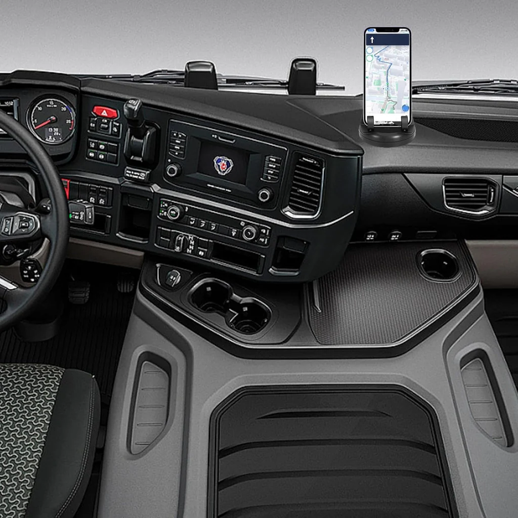 2 in 1 Car Anti Slip Mat Phone Holder Set