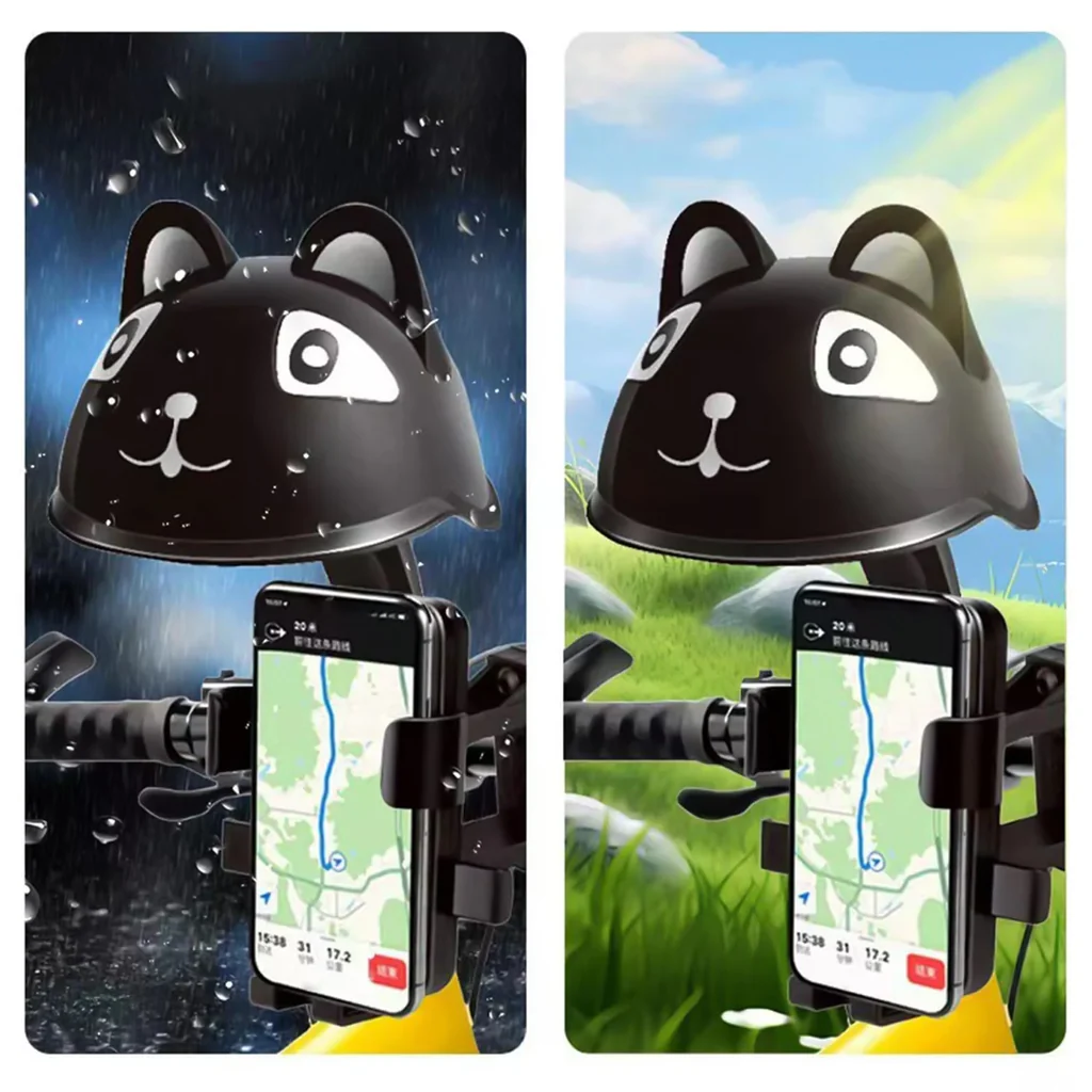 Handlebar Sun Visor with Phone Holder for Bike