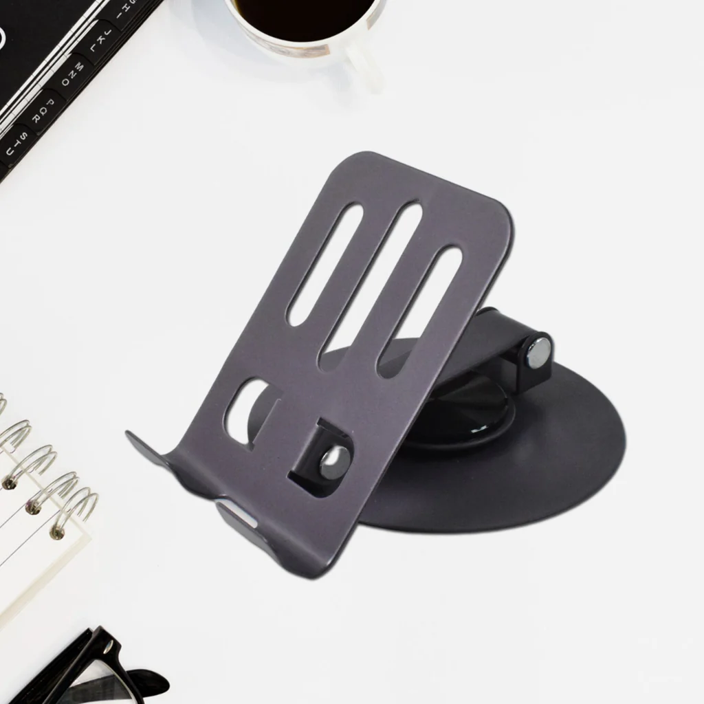 Foldable Metal Mobile Phone Stand Desk Holder