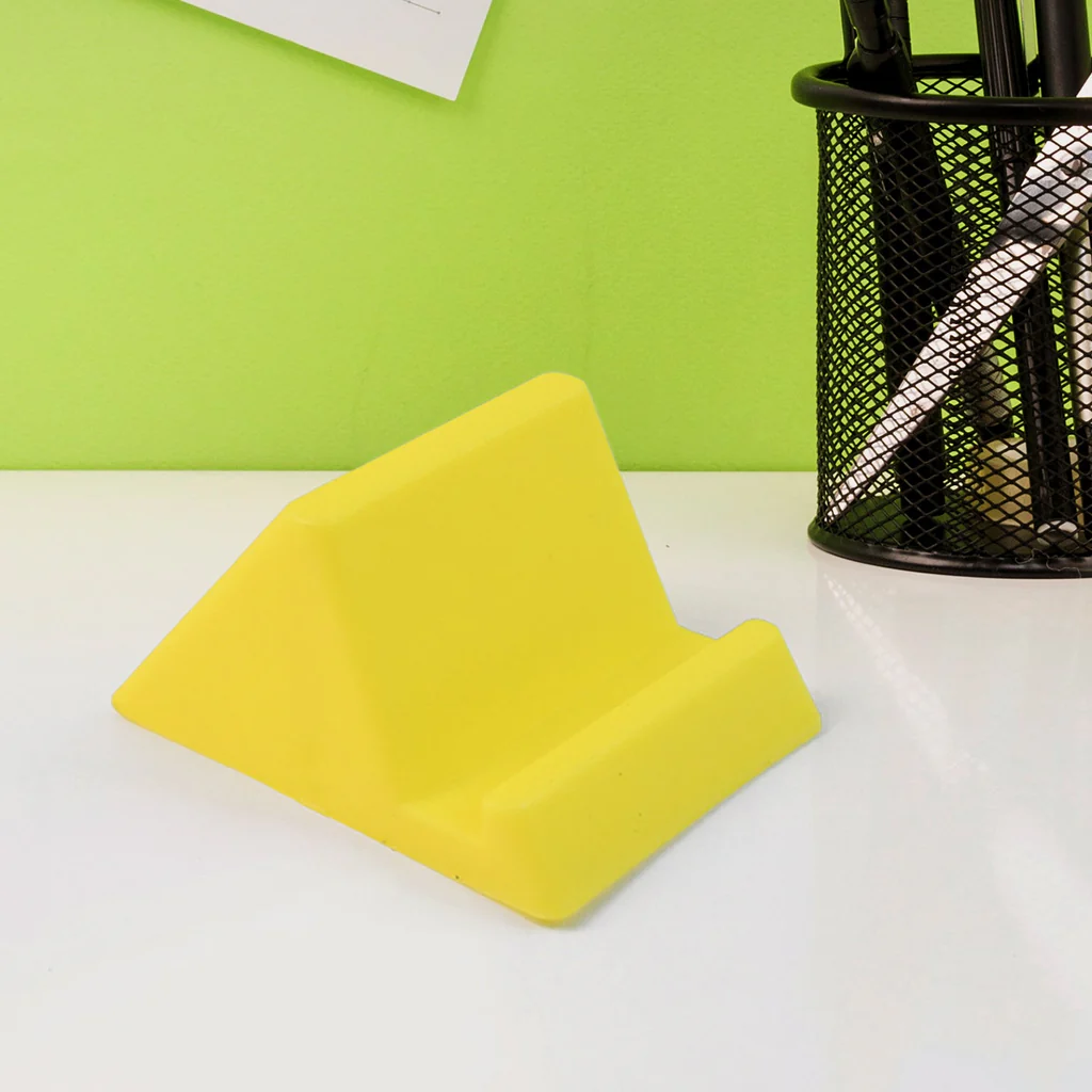 Compact Plastic Mobile Phone Holder Stand (1 Pc & Mix Color)