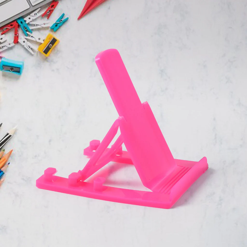 Adjustable Foldable Plastic Mobile Phone Stand