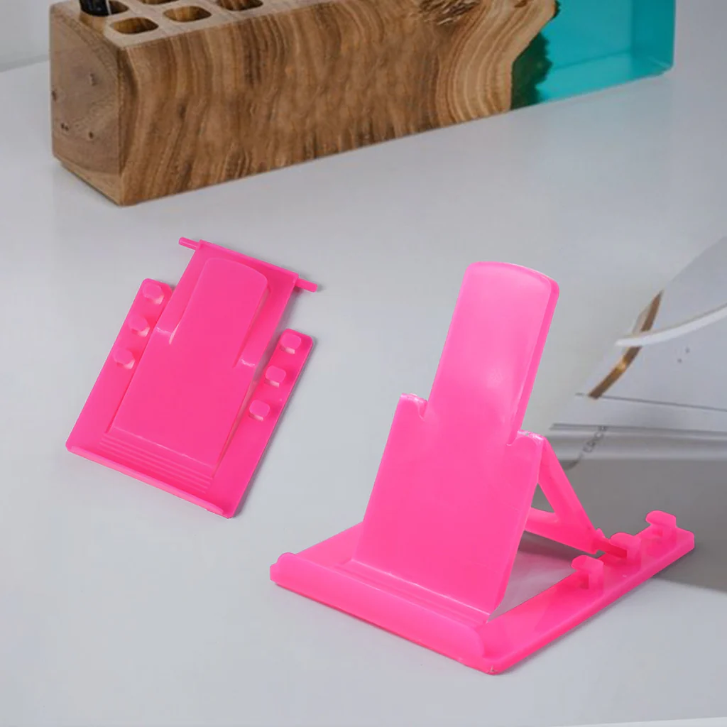 Adjustable Foldable Plastic Mobile Phone Stand