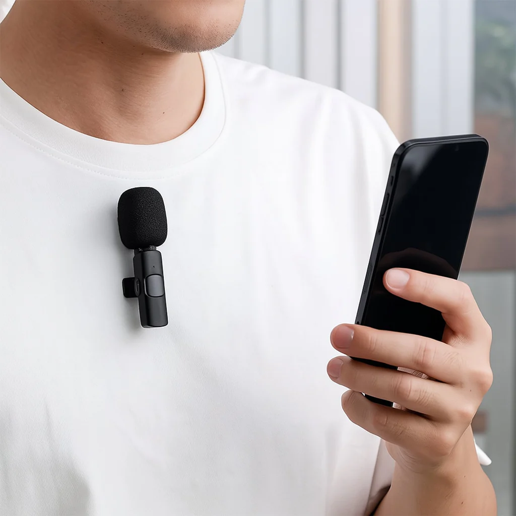 Wireless Noise Cancelling Lavalier Mic f...