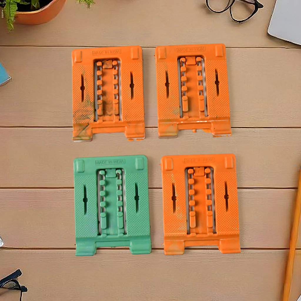 4 Step Adjustable Foldable Mobile Stand Set of 4