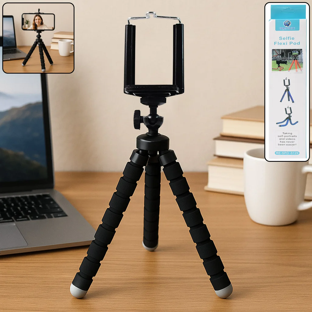 Flexible Mini Tripod Stand with Adjustab...