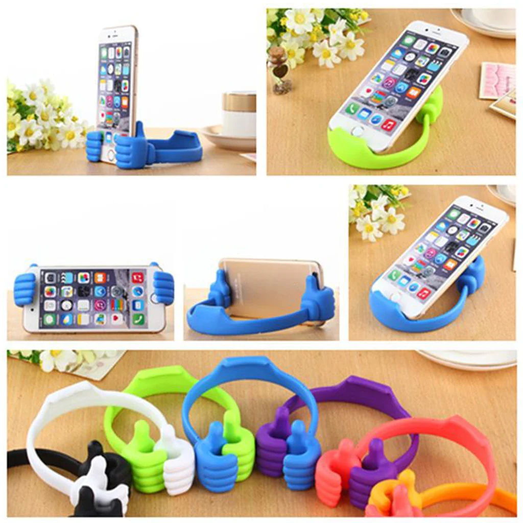 Palm Design Hand Shape Mobile Stand with Color Box