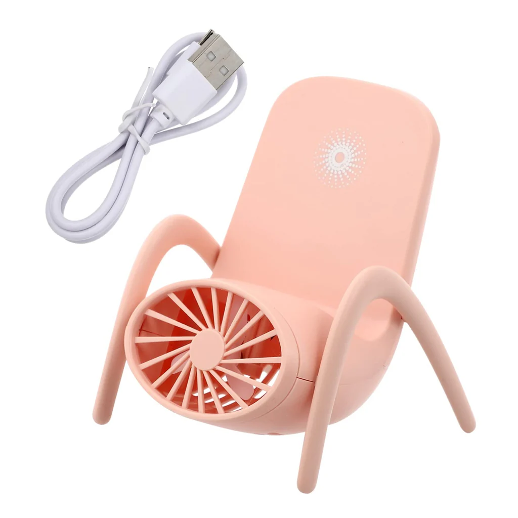 Handheld Mobile Holder Fan Portable Phon...