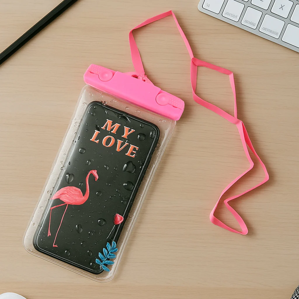 Transparent Waterproof Mobile Cover Pouch Sealed Phone Bag