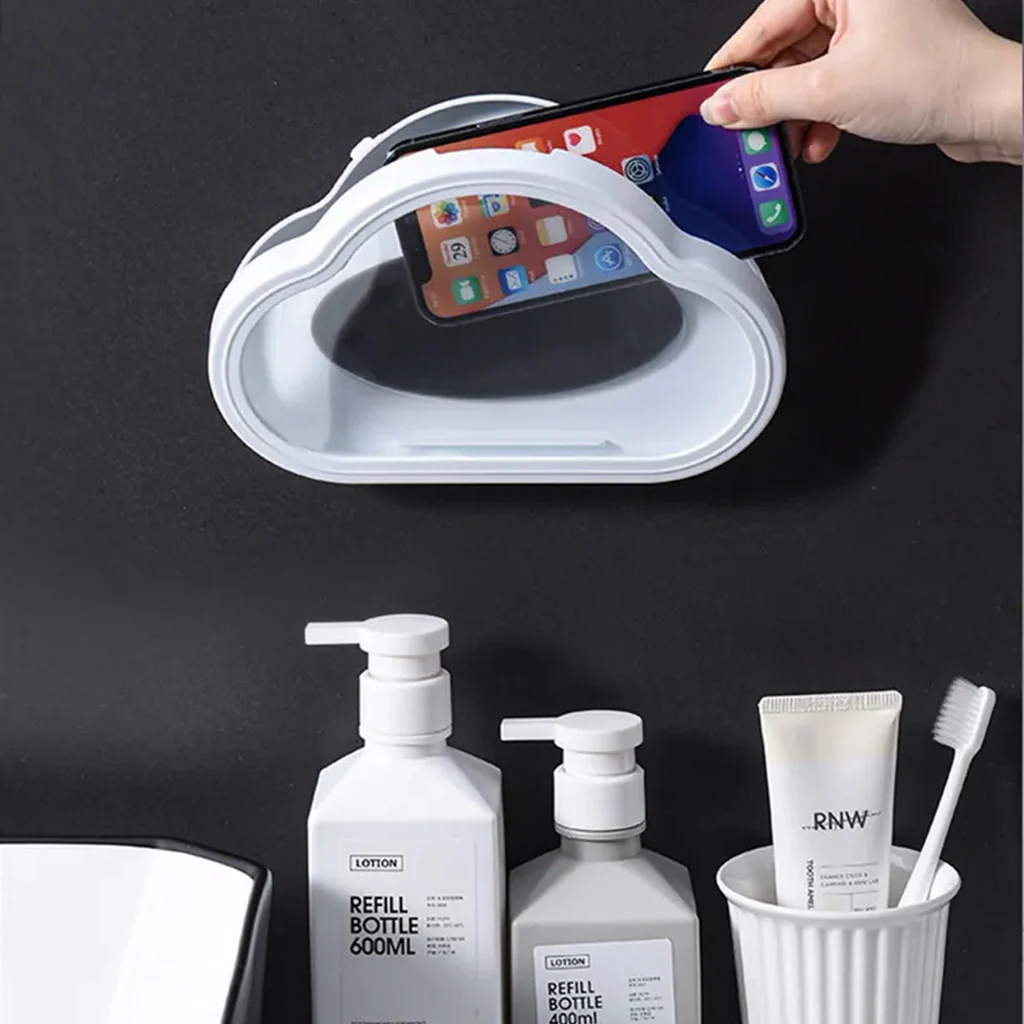 Mobile Phone Stand Case with Waterproof Cover Gray