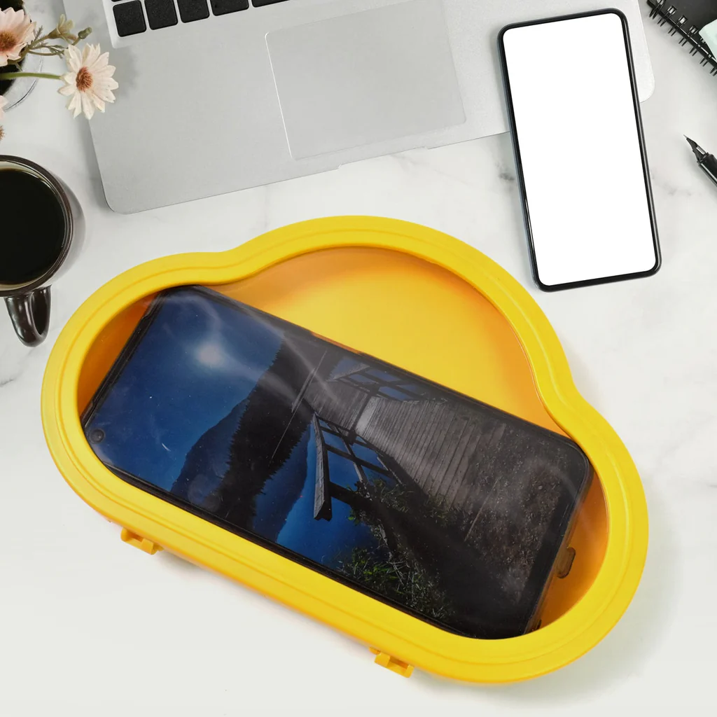 Smartphone Stand with Waterproof Protective Case Gray