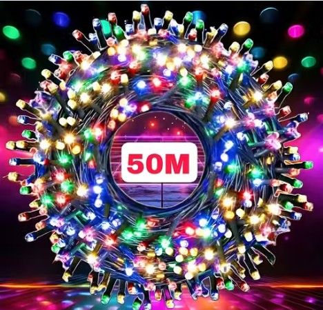 50 Meter Copper LED Serial Light With 8...