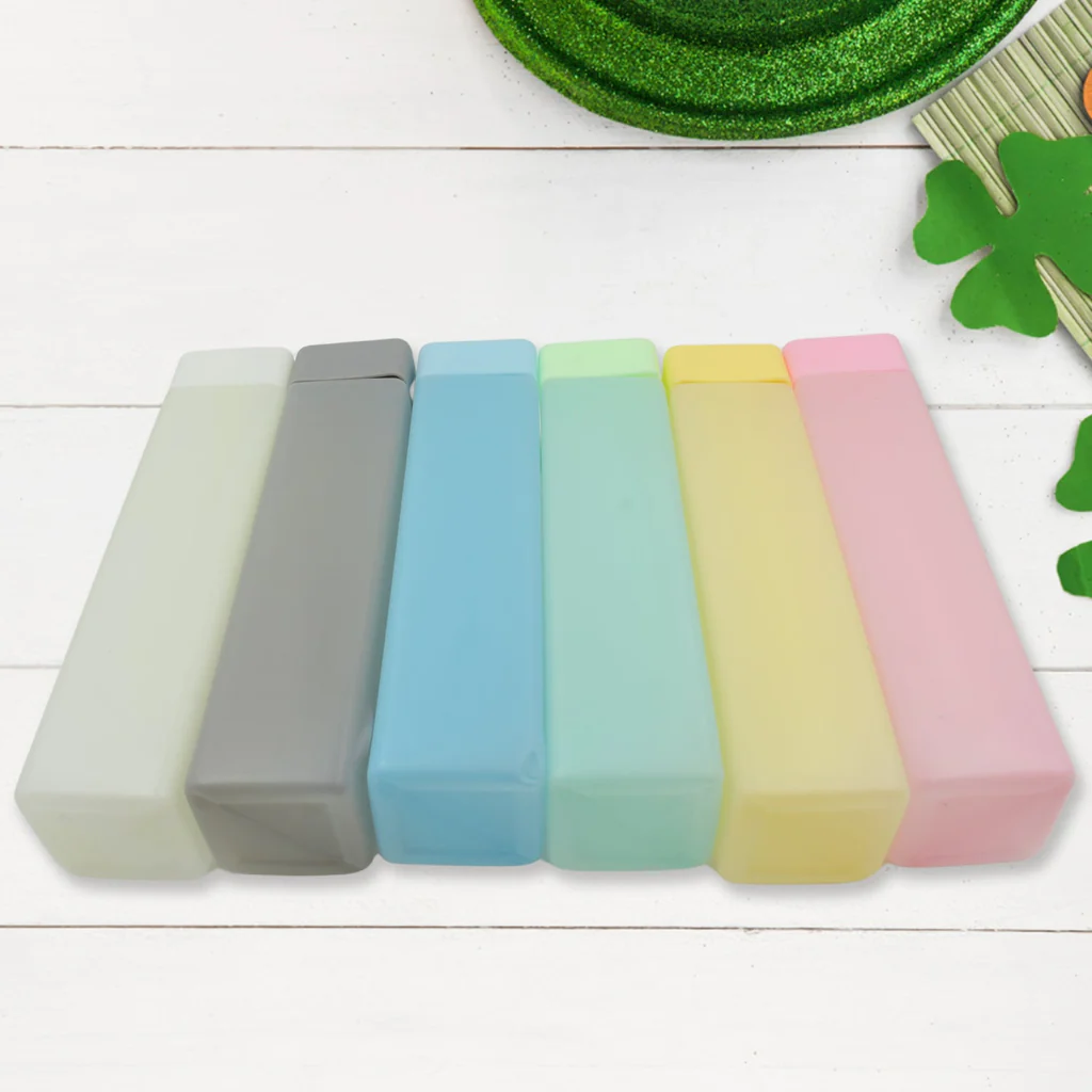 Large Capacity Plastic Water Bottle | Set of 6 | Square Water Bottle