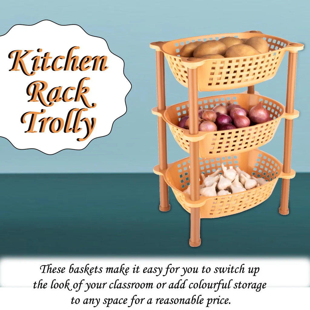 Multipurpose Plastic Storage Rack Organiser, Diwali