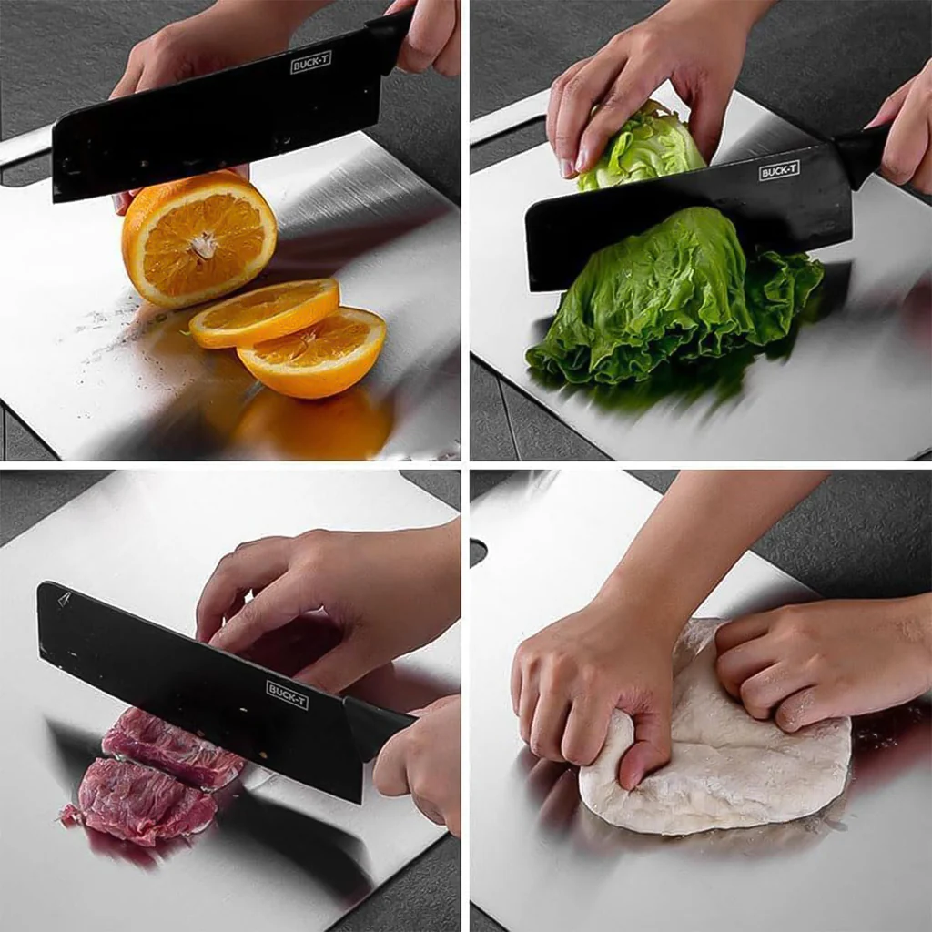 Stainless Steel Vegetable & Fruit Cutting Chopping Board