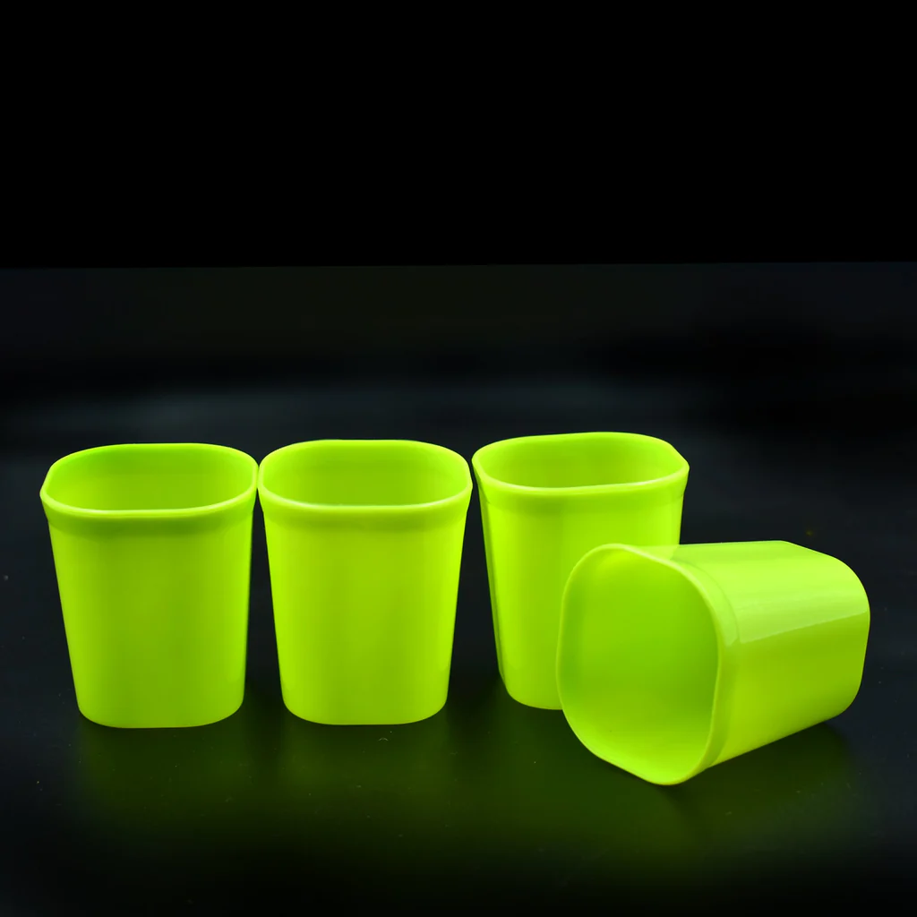 Plastic Drinking Glass Set For Drinking Milk Water Juice