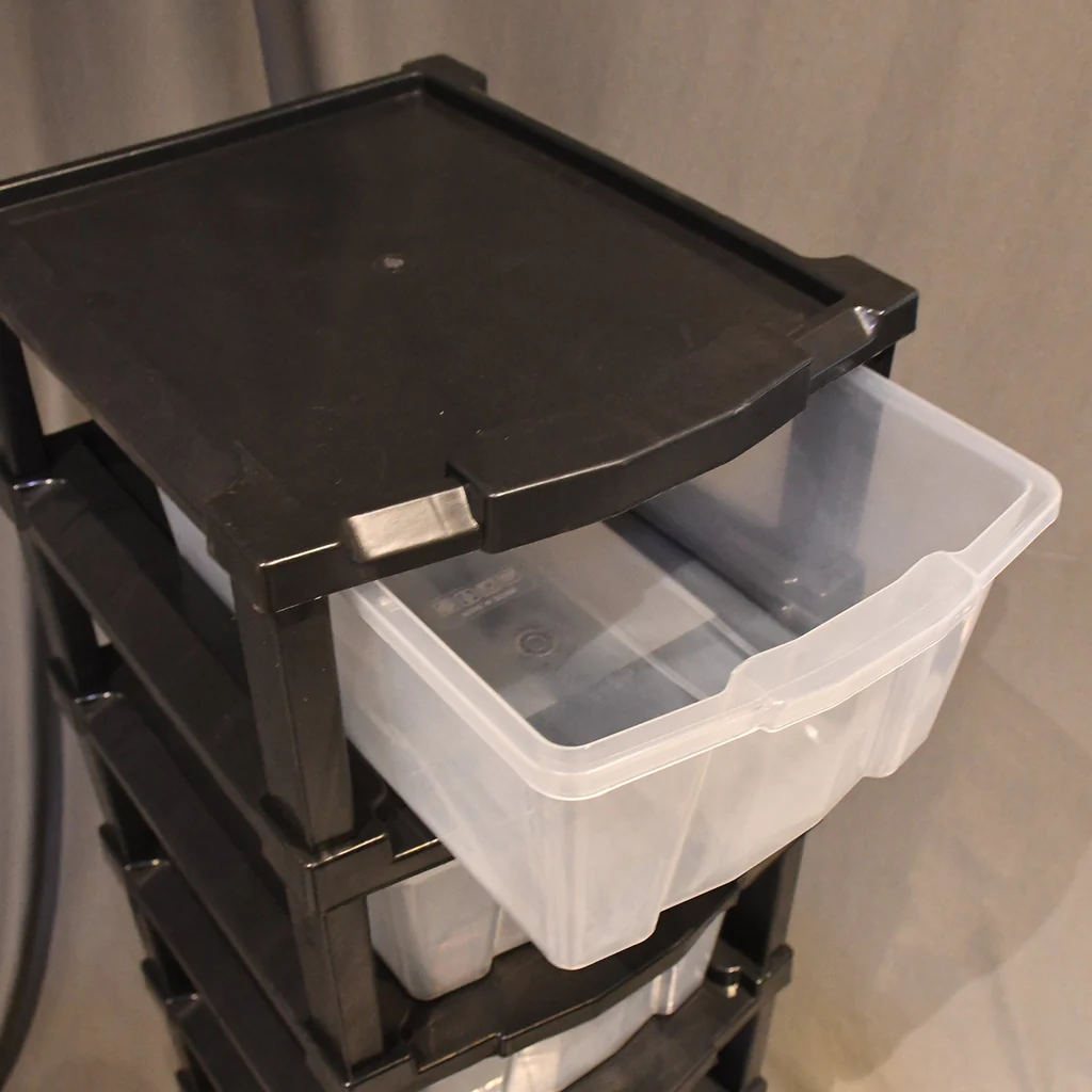 6-Layer Modular Plastic Drawer Storage Cabinet