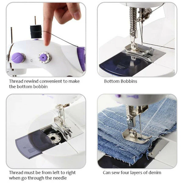 Portable Mini Hand Tailor Machine for Sewing Stitching