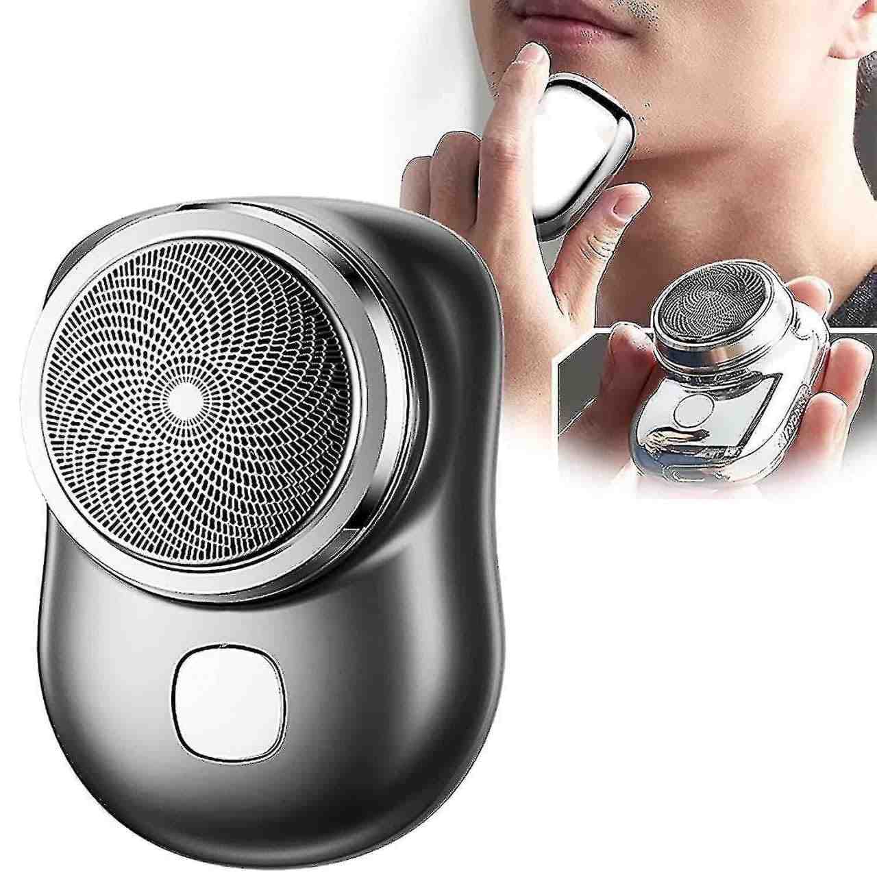 Mini Electric Shaver For Men Cordless Clean Shaving Machine Portable Beard Pocket Trimmer Shavers For Body Face Hair Mens Grooming Kits, Bent Mini Electric Shaver