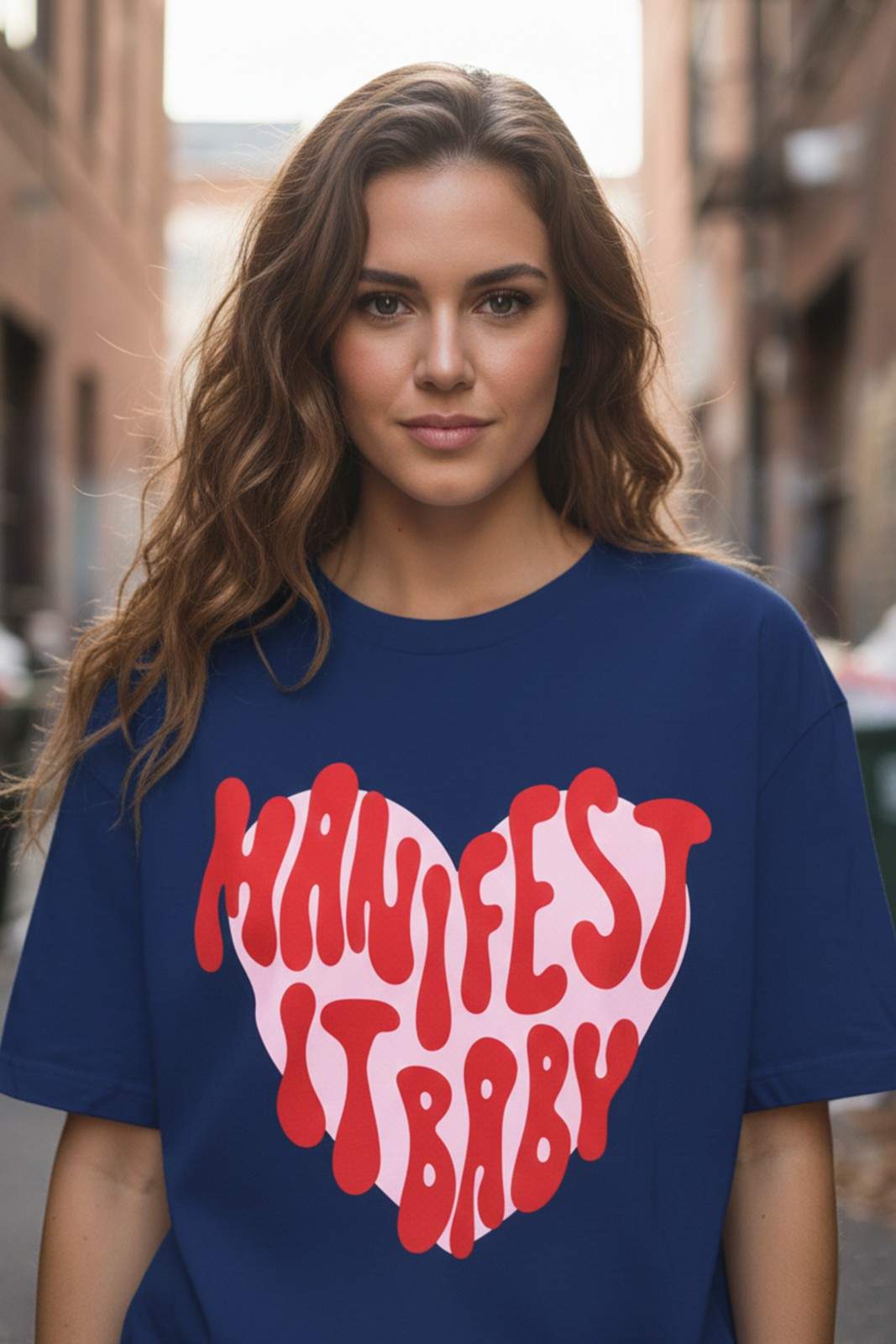 MENIFEST GRAPHIC PRINTED OVERSIZED T-SHI...