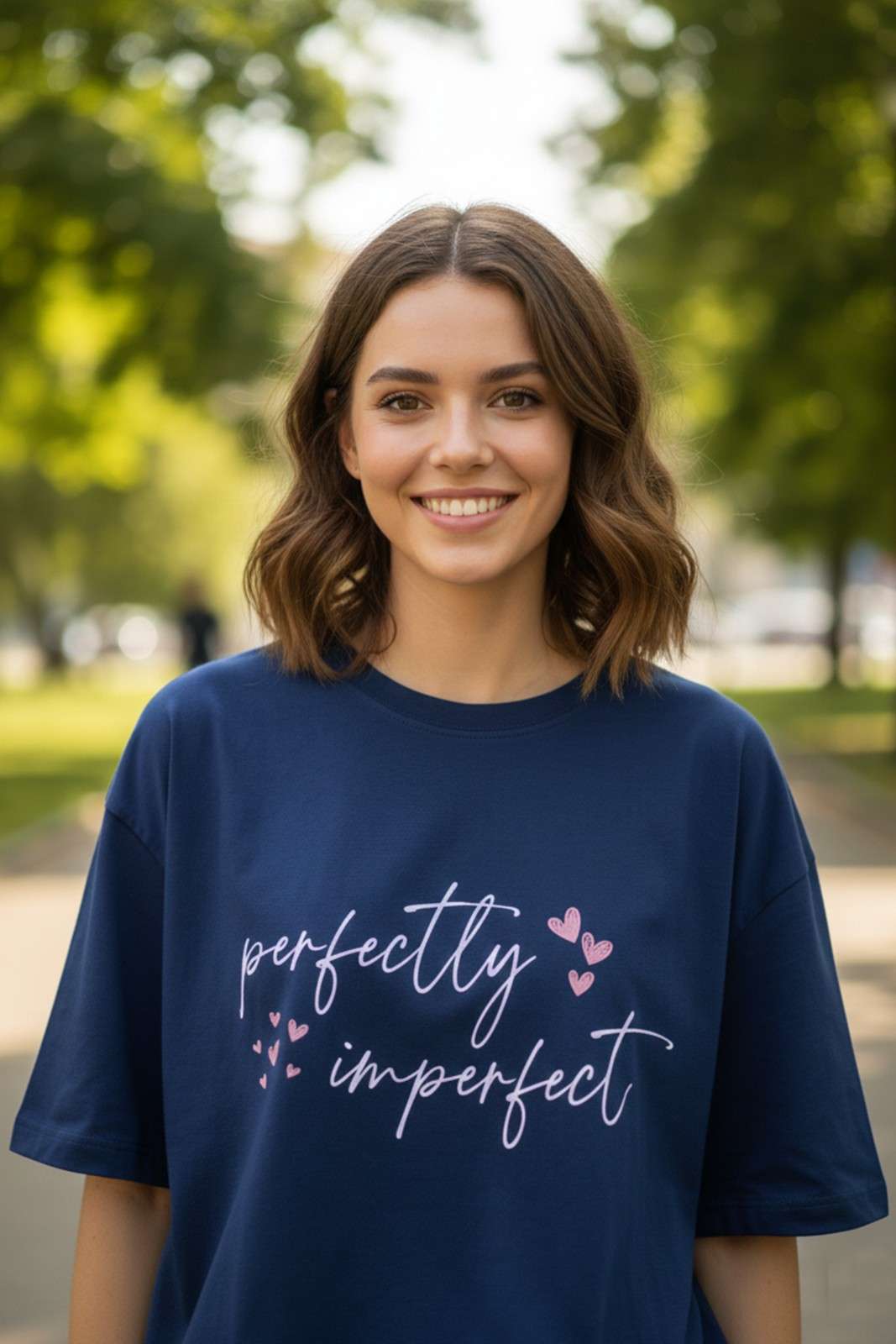 PERFECT GRAPHIC PRINTED OVERSIZED T-SHIR...