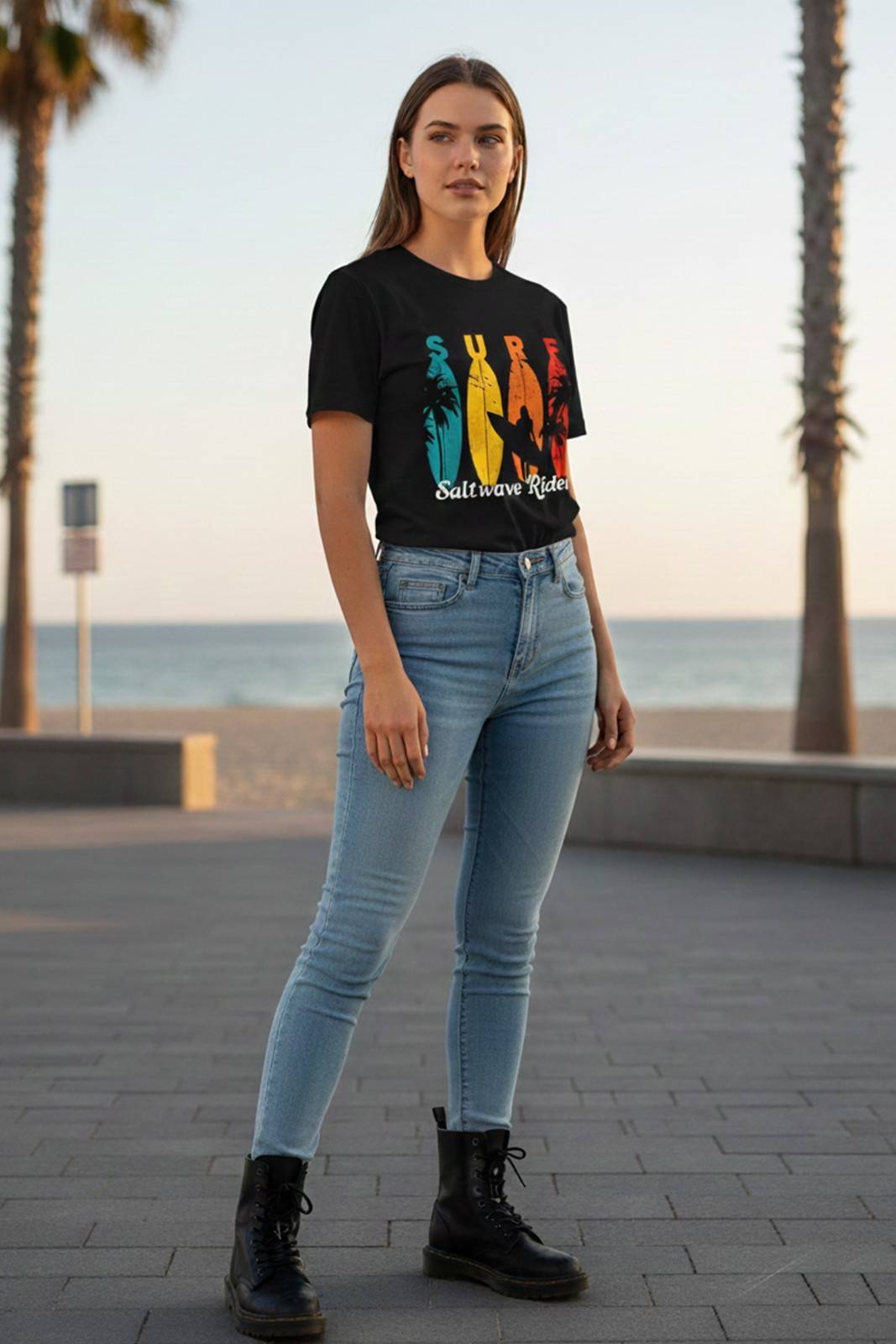 SUNSET BOARD GRAPHIC TEE