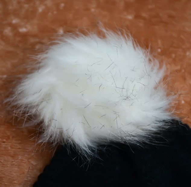 Winter Knit Beanie with Faux Fur Pom-Pom