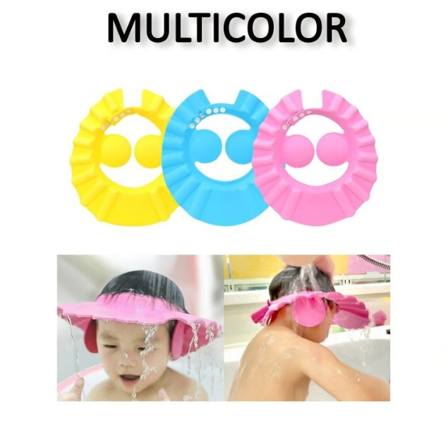 Baby Shower Cap – Waterproof Hair Washing Hat for Kids