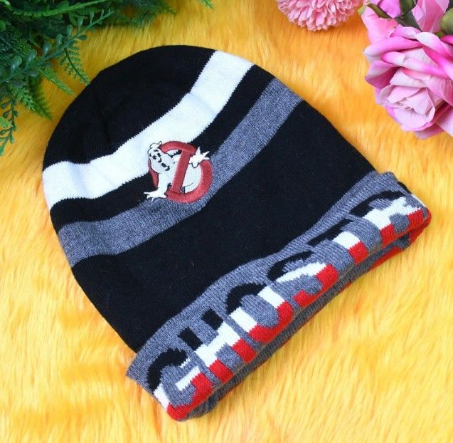 Winter Knitted Beanie Cap with Cartoon Design