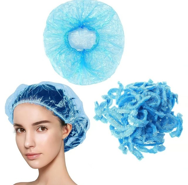 Disposable Shower Caps – Waterproof Hair...