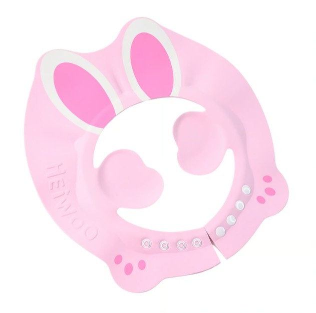 WinnXi Adjustable Bunny Ear Baby Shower Cap – Cute & Safe Bath Hat