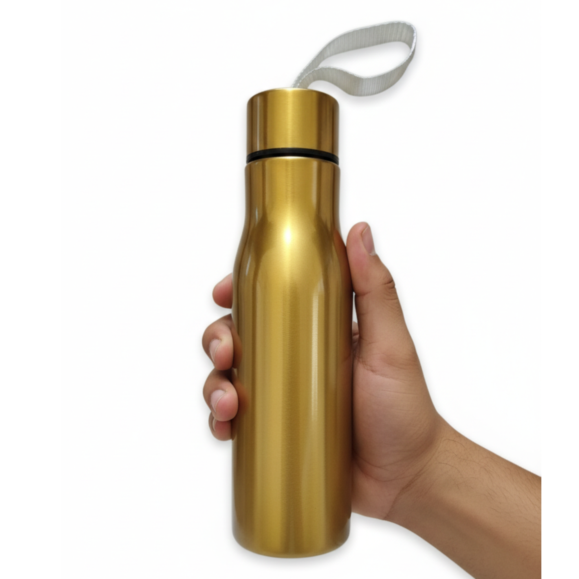 Premium Stainless Steel Water Bottle - 500ml (Assorted Metallic Colors)
